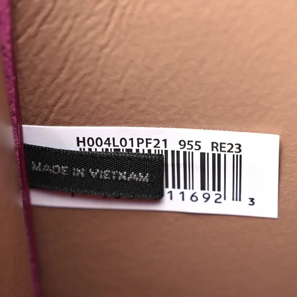 MARC JACOBS The Leather Medium Tote Bag Lipstick Pink - Picture 6 of 12